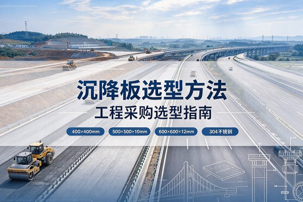 长泰沉降板选择方法