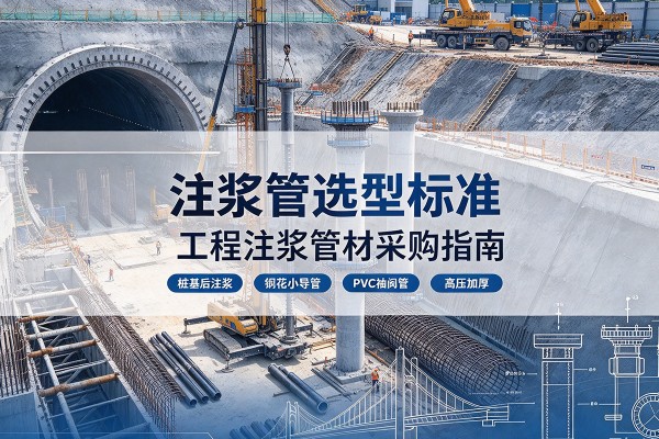 长泰注浆管选型标准