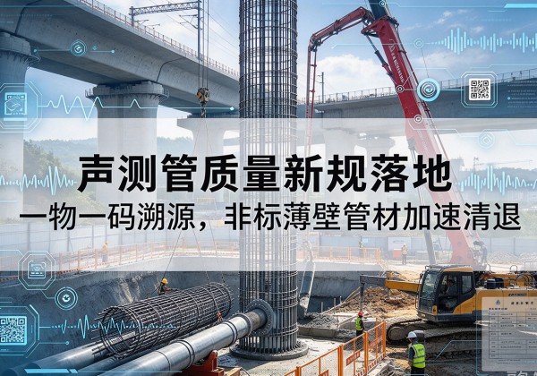 长泰声测管质量新规落地，一物一码溯源，非标薄壁管材加速清退